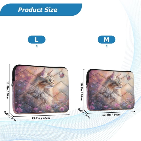 YAZAOO Laptop Sleeves Simplicity Creative Pattern Slim and Light YAZAOO Laptop Bag Style No.395624737