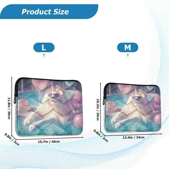 YAZAOO Laptop Sleeves Simplicity Creative Pattern Slim and Light YAZAOO Laptop Bag Style No.395602857