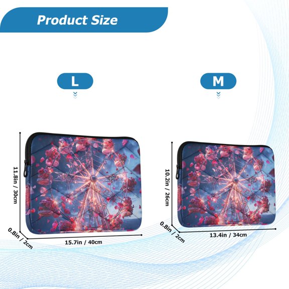 YAZAOO Laptop Sleeves Simplicity Creative Pattern Slim and Light YAZAOO Laptop Bag Style No.395641253