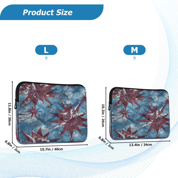 YAZAOO Laptop Sleeves Simplicity Creative Pattern Slim and Light YAZAOO Laptop Bag Style No.395596818