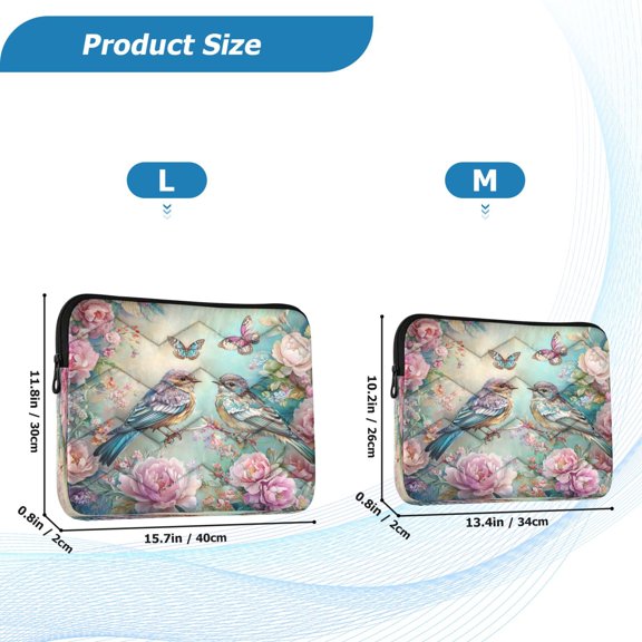 YAZAOO Laptop Sleeves Simplicity Creative Pattern Slim and Light YAZAOO Laptop Bag Style No.395602185