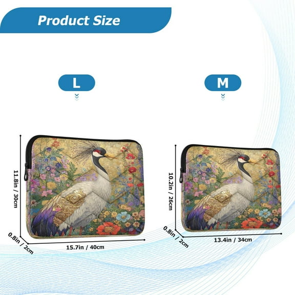 YAZAOO Laptop Sleeves Simplicity Creative Pattern Slim and Light YAZAOO Laptop Bag Style No.395598728