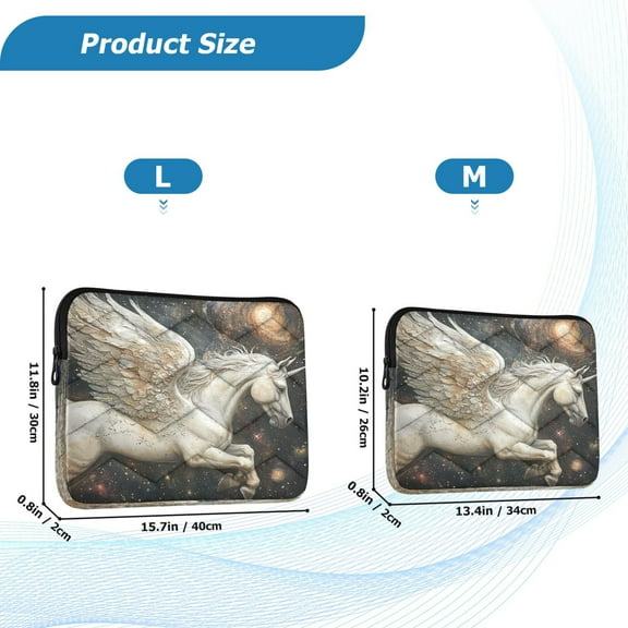 YAZAOO Laptop Sleeves Simplicity Creative Pattern Slim and Light YAZAOO Laptop Bag Style No.395601720