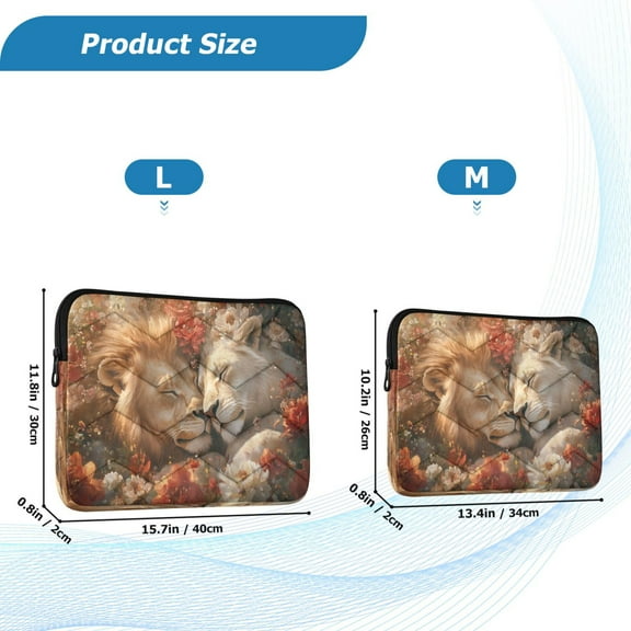 YAZAOO Laptop Sleeves Simplicity Creative Pattern Slim and Light YAZAOO Laptop Bag Style No.395607409