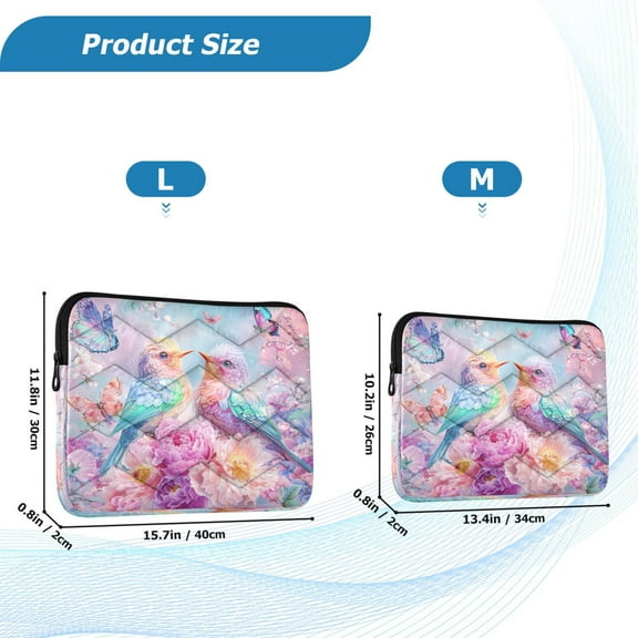 YAZAOO Laptop Sleeves Simplicity Creative Pattern Slim and Light YAZAOO Laptop Bag Style No.395602114