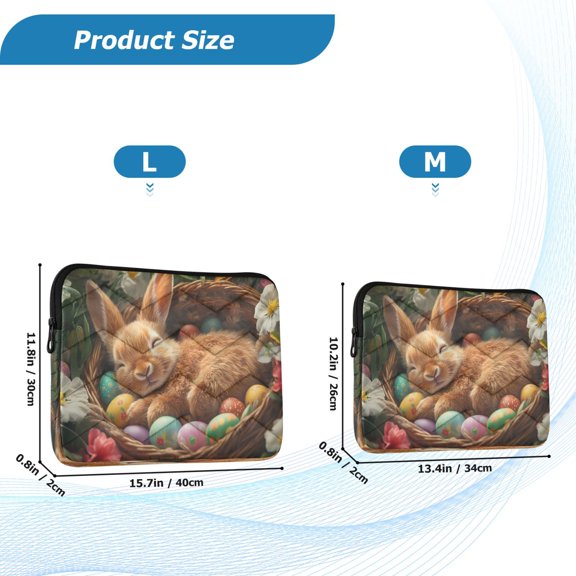 YAZAOO Laptop Sleeves Simplicity Creative Pattern Slim and Light YAZAOO Laptop Bag Style No.395609044