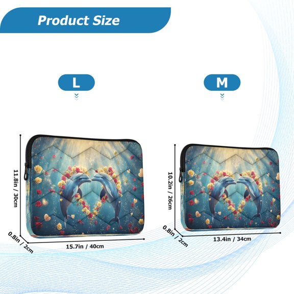 YAZAOO Laptop Sleeves Simplicity Creative Pattern Slim and Light YAZAOO Laptop Bag Style No.395604671