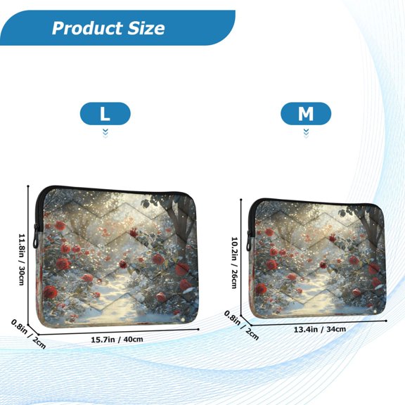 YAZAOO Laptop Sleeves Simplicity Creative Pattern Slim and Light YAZAOO Laptop Bag Style No.395628810