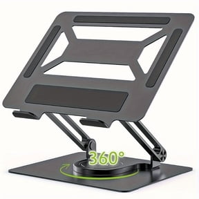 Laptop Stand with 360 Adjustable Computer Stand with Rotating Base, Ergonomic Foldable Laptop Adapter Stand, Compatible with All Macbook Pro/Air, maximum Laptop Size 17inch