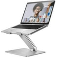 thumbnail image 1 of Laptop Stand AboveTEK Adjustable Computer Riser for Desk, Compatible with Mac MacBook Pro Air Notebook, up to 17 inches, Supports 44lbs desk accessories, 1 of 8