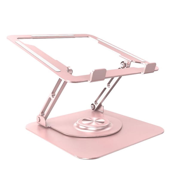 Laptop Stand For Desk, Adjustable Computer Stand With 360 Rotating Base, Ergonomic Laptop Riser For Collaborative Work, Foldable & Portable Laptop Sta