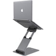thumbnail image 1 of Adjustable Laptop Stand, Aluminum Laptop Riser, Ergonomic Laptop Stand for Desk, Notebook Computer Stand Holder Compatible with 10-17 Inch Laptops, 1 of 6
