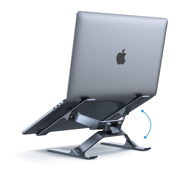 Laptop Stand for Desk Aluminum, Ergonomic Height Adjustable Portable Monitor Stand, Fit MacBook, HP, Dell, Lenovo 10-18 & Tablets