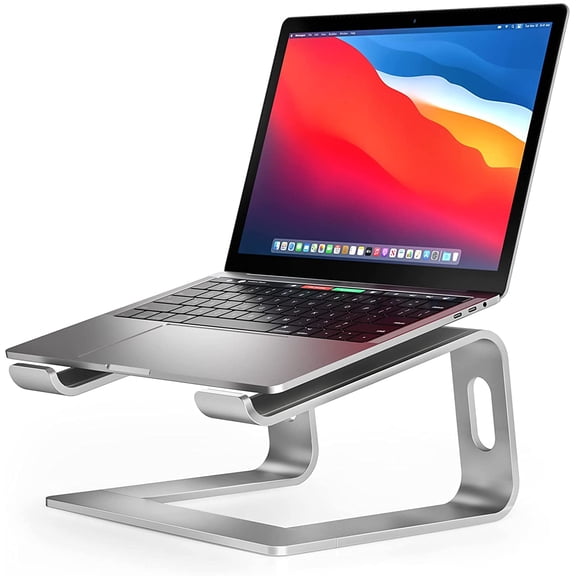 Laptop Stand, Ergonomic Aluminum Laptop Computer Stand, Detachable Laptop Riser Notebook Holder Stand Compatible with MacBook Air Pro, Dell XPS, HP, Lenovo More 10-15.6 Laptops