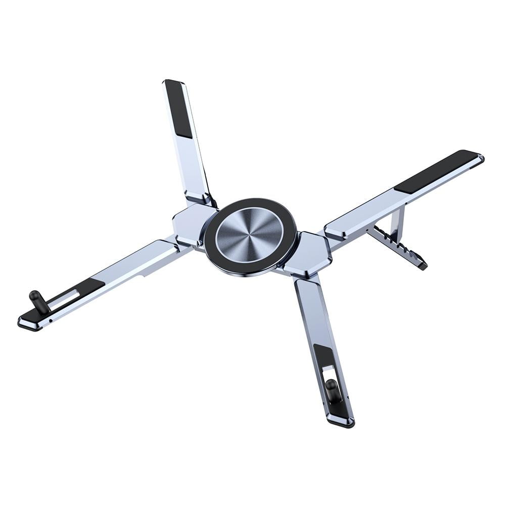 Laptop Stand For Desk,Foldable Aluminum Alloy Magnetic Computer Riser ...