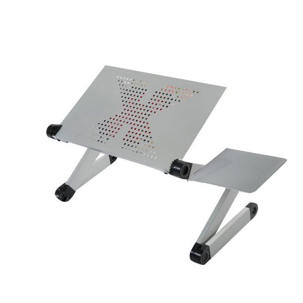 Laptop Stand + Mouse Pad + Cooling Fan Lap Table Bed Tray for Reading