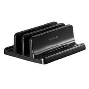 Laptop Stand Vertical Holder Notebook Dock with Adjustable Width for Home Office Desks and Workstations