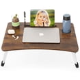 thumbnail image 1 of Laptop Stand for Bed，Folding Bedtray Table ,Notebook,Cup and Phone Holder,Portable Laptop Desk Watching and Eating for Bed,Couch,Floor, 1 of 7