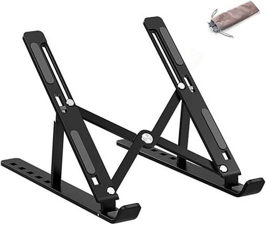 Laptop Stand for Desk, Adjustable Laptop Riser ABS+Silicone Foldable ...