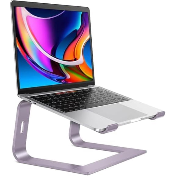 Laptop Stand for Desk, Detachable Laptop Riser, Aluminum Laptop Holder, Compatible with MacBook Air/Pro, Dell, HP, and All Laptops (11-16 inch), Grey