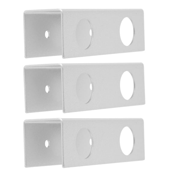 Under Desk Laptop Mount Tablet Bracket in Silver Made of Aluminium for Home Use 1 Set