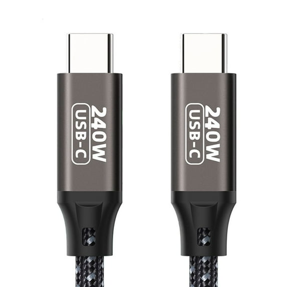 Laptop Tablet Male to Male EMAKER Chip 48V 5A USB C To USB Type C Cable Fast Charging Data Line PD 240W 0.5M