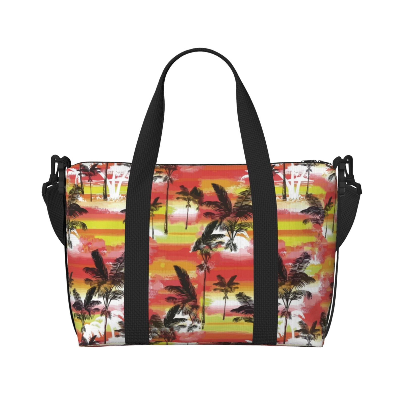 Laptop Tote Bag for Women Work Palm tree_AE Overnight Weekender Bags