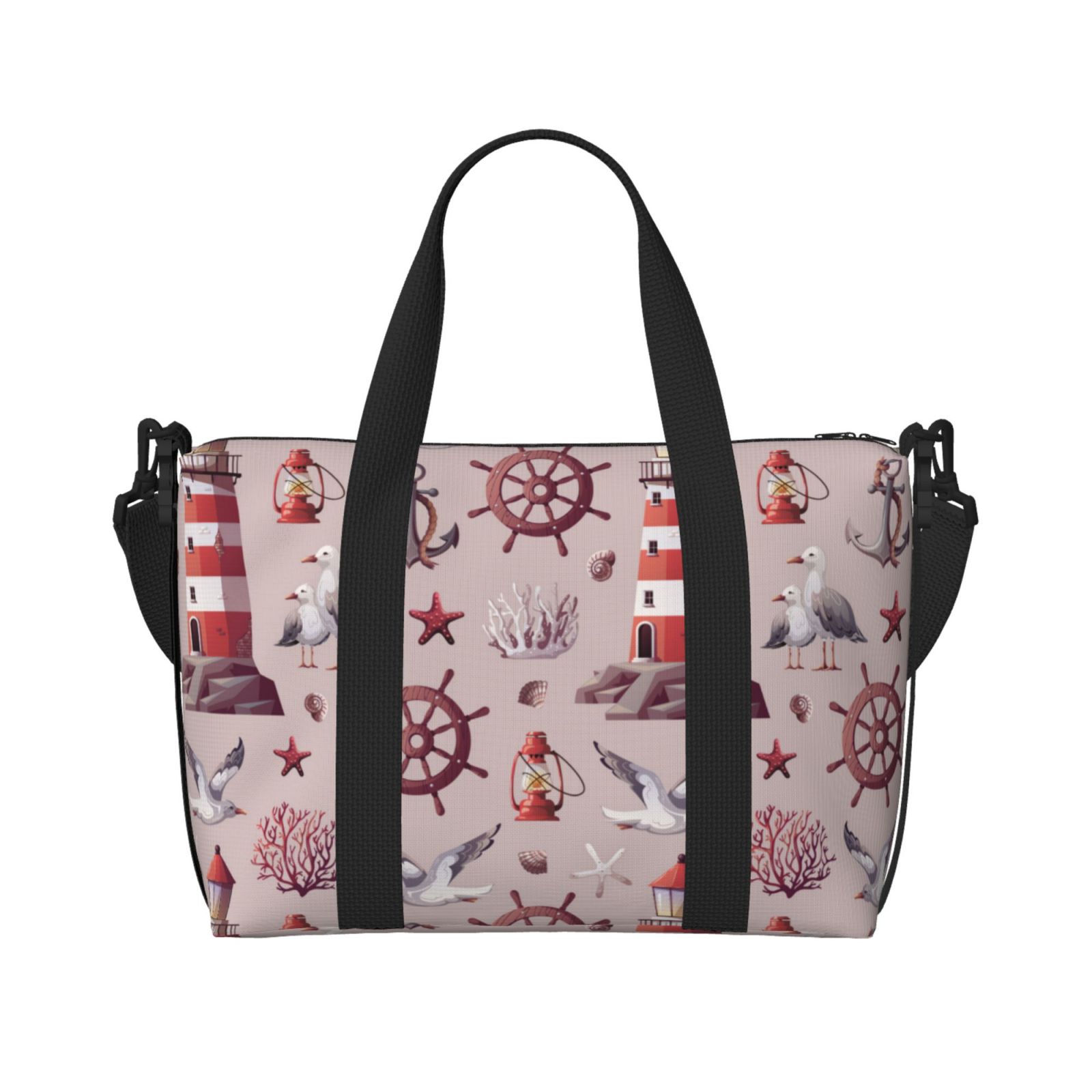 Laptop Tote Bag for Women Work - lighthouse rudder bird Gym Bag for ...