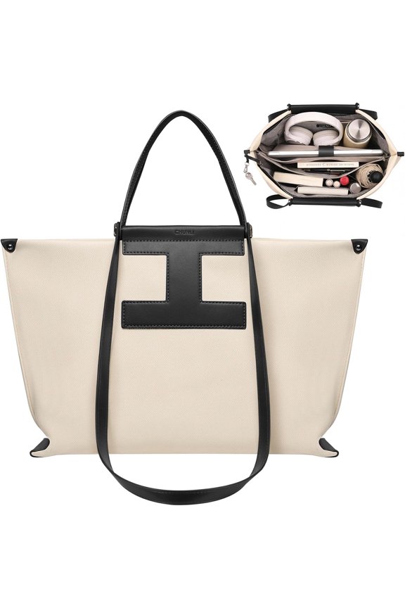 Laptop Tote Bag for Women,15.6 Inch Leather Work Bag Computer Purse, Business Briefcase Handbags