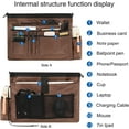 thumbnail image 1 of Laptop Tote Bag for Women 17 Inch, Large Office Work Bag with USB Port and Shoulder Straps, 1 of 7