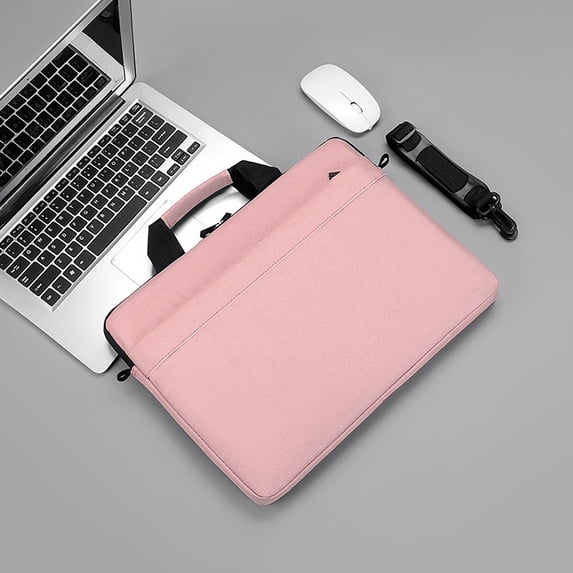 Laptop Tote Shoulder Bag, Gaqring Waterproof Polyester Laptop Bag, Professional Classic Design Large Storage Space Computer Bag for 14.1 15.6 Inch Laptops Business Travel
