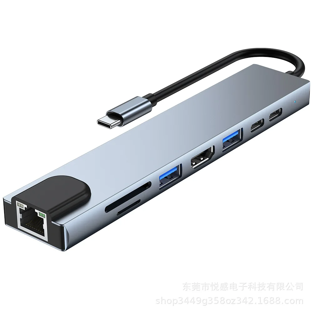 Laptop USB C Docking Station 8 in 1 Type C Dock Station for MacBook Pro