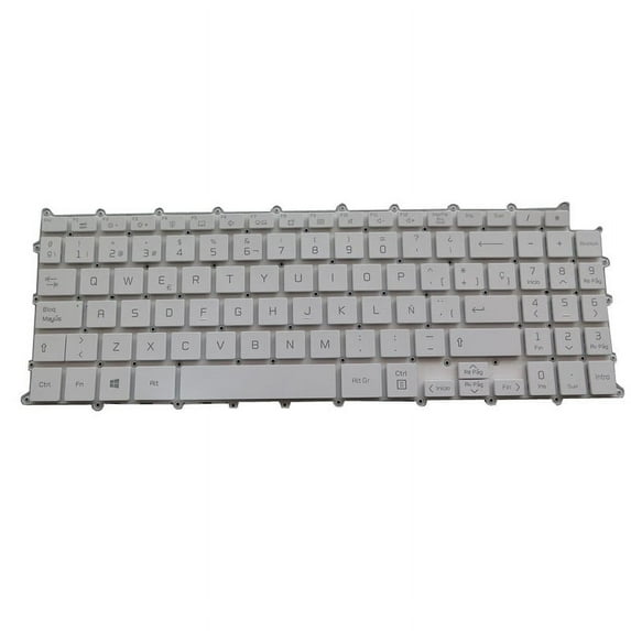 Laptop With Backlit Keyboard For LG 15Z90P 15Z90P-G 15Z90P-G.AA54Y 15Z90P-G.AA56Y 15Z90P-G.AA73P 15Z90P-G.AP55G Spanish SP White No Frame New