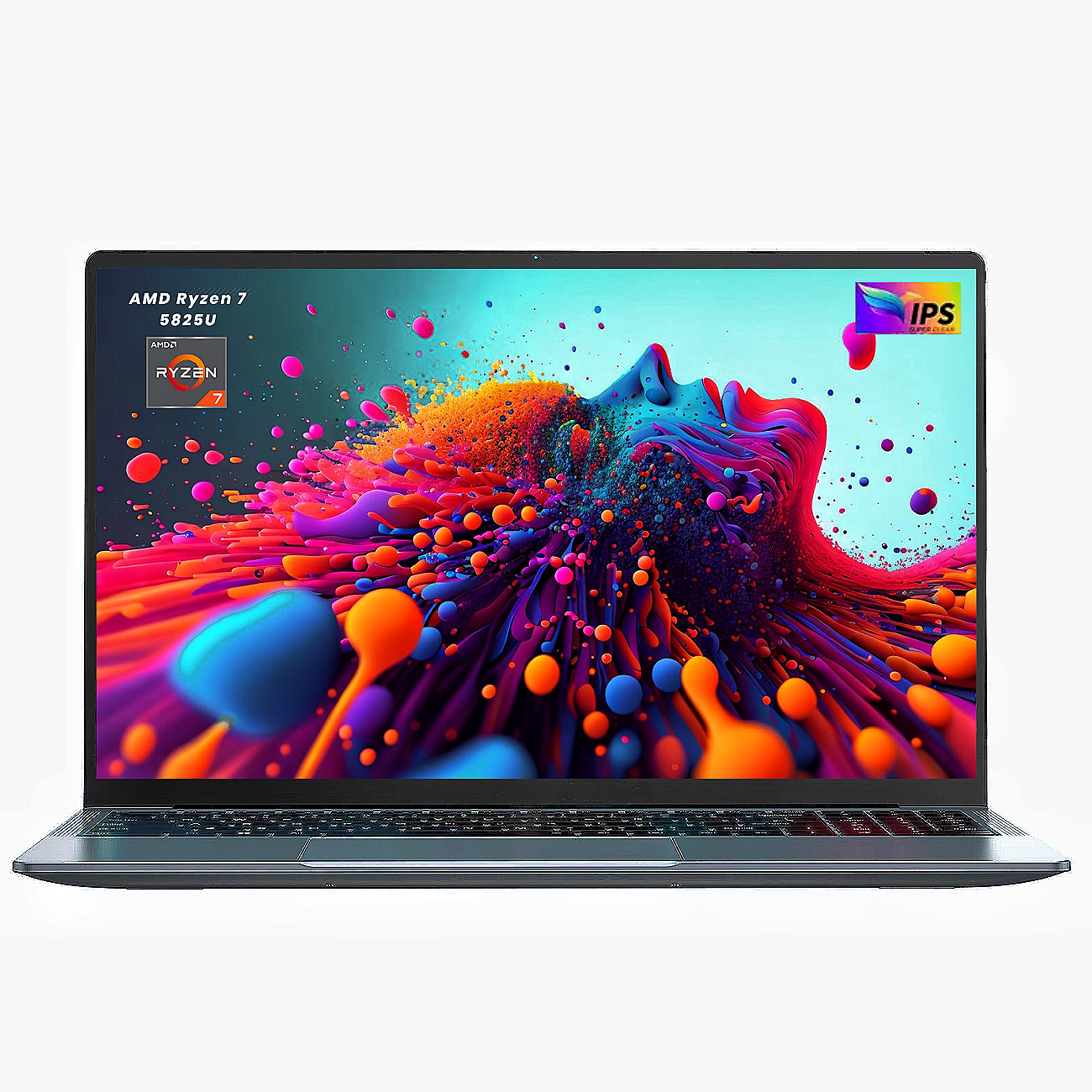 Laptop 15.6 FHD Gaming Laptop, AMD Ryzen 7 5825U, 32GB RAM, 1TB SSD, Windows 11, Graphite, WiFi 5, Backlit KB,Gray