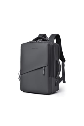 Laptop Backpack, Fits up to 17.3 inch Laptop, Water Resistant Business Travel Bag with USB Port, Wet‑Dry Separation & Compression Straps