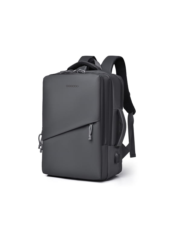 Laptop Backpack, Fits up to 17.3 inch Laptop, Water Resistant Business Travel Bag with USB Port, Wet‑Dry Separation & Compression Straps