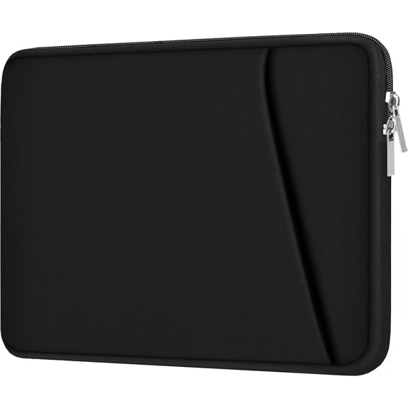 Laptop leeve, Durable Briefcae hockproof Protective Cae, Handbag Portable Bag for 15.6 inch HP Dell Au Notebook Computer with Front Pocket, Black