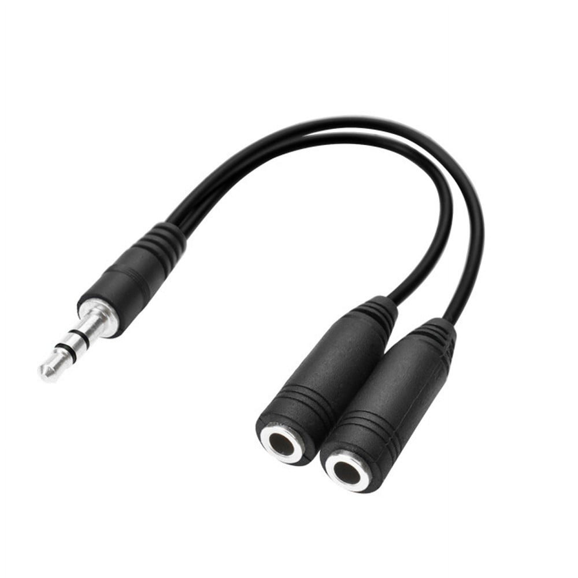 Laptop to Desktop Connector 4k 60hz 3.5mm Stereo Audio Male to 2 Female