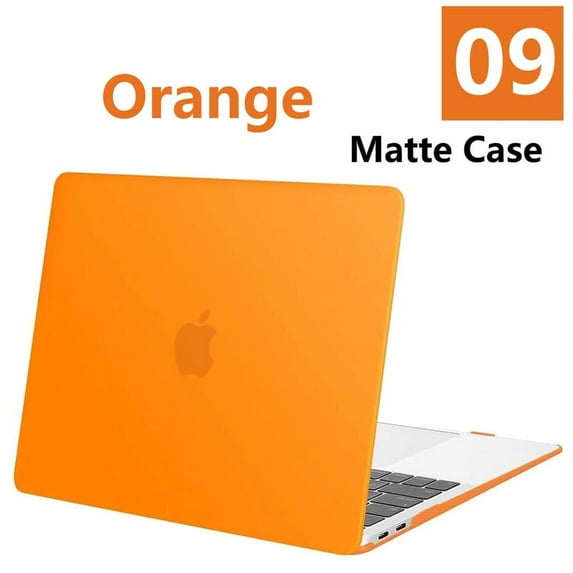 Laptops Case for Macbook Air 15.3 A2941 M2 Chip MacBook Pro 15 16 Touch Bar ID Pro A2485 A2780 A1398 A1286 A1707 A1990 2141 Bag (Matte-Orange,Pro 14 A2779 A2442)