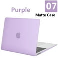 thumbnail image 1 of Laptops Case for Macbook Air 15.3 A2941 M2 Chip MacBook Pro 15 16 Touch Bar ID Pro A2485 A2780 A1398 A1286 A1707 A1990 2141 Bag (Matte-Purple,Pro 14 A2779 A2442), 1 of 7