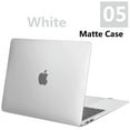 thumbnail image 1 of Laptops Case for Macbook Air 15.3 A2941 M2 Chip MacBook Pro 15 16 Touch Bar ID Pro A2485 A2780 A1398 A1286 A1707 A1990 2141 Bag (Matte-White,2019 Pro16 A2141), 1 of 7