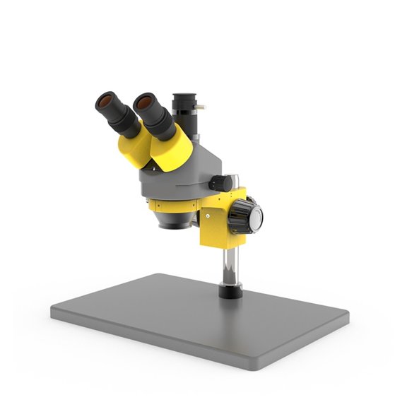 Lar Platform Trinocular Stereo Microscope 7-45 Times Continuous Zoom Mobile Phone Repair Industry Inspection ,Versatile Design