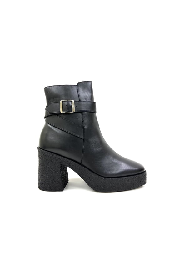 Lara Black Platform High Heels