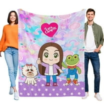 Lara Campos Blanket Soft Flannel Bed Sofa Throw Birthday Gift