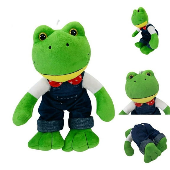 Lara Campos Plush Stuffed Toys,11.8"Green Frog Plush Dolls Cute Frog Stuffed Animal,Premium Lara Campos Plush Merch, Soft Huggable Cartoon Plush Toys for Home Decor or Gifts