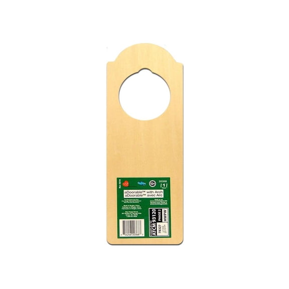 Lara's Wood Bulk Adoorable Hanger with Arch 12pc