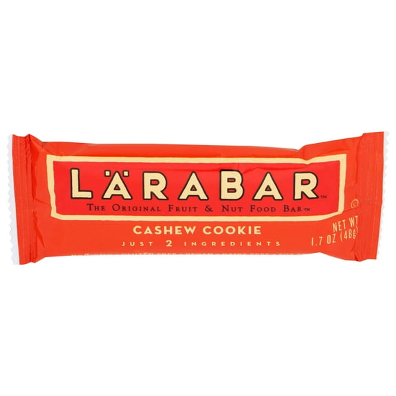 LaraBar Cashew Cookie Nutritional Bar, 1.7 Ounce -- 16 per case.