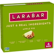 Larabar Apple Pie Fruit and Nut Bars, Gluten Free and Vegan, 9.6 oz, 6 Ct