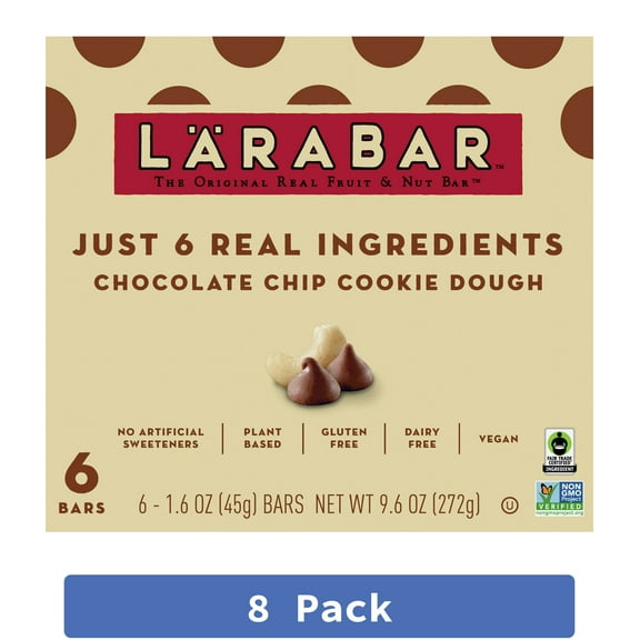 Larabar Bar Chocolate Chip Cookie Dough Pack of 8