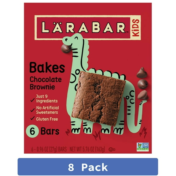 Larabar Chocolate Brownie Kids Bar 5.76 oz (Pack of 8)